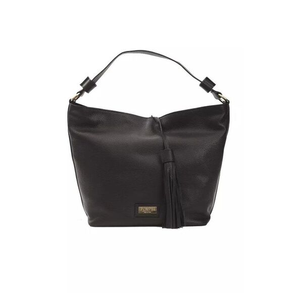 Pompei Donatella Blue Leather Women Shoulder Bag